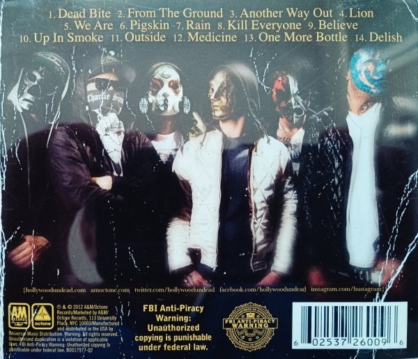 Hollywood Undead Notes From the Underground. Unabridged CD