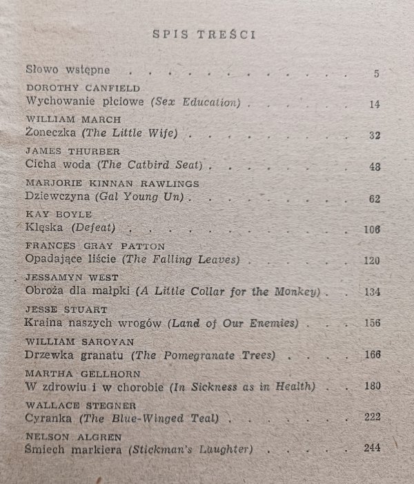 26 współczesnych opowiadań amerykańskich