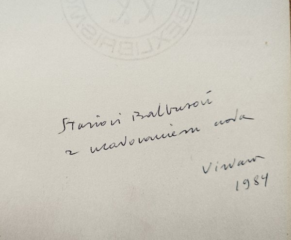 Wisława Szymborska Poezje wybrane [dedykacja Wisławy Szymborskiej]