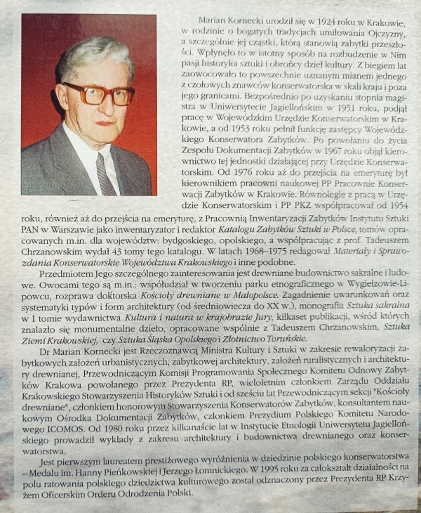 Marian Kornecki Kościoły drewniane w Małopolsce
