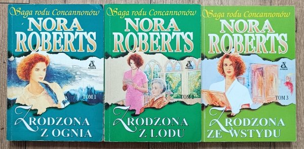 Nora Roberts Saga rodu Concannonów 1/3 komplet