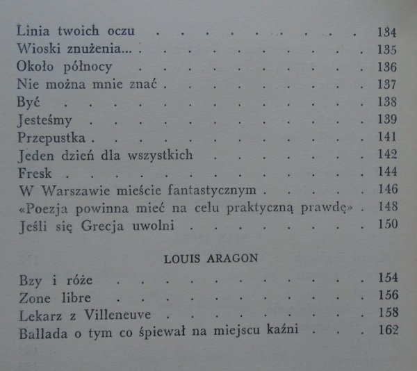 Adam Ważyk Zeszyt wierszy francuskich