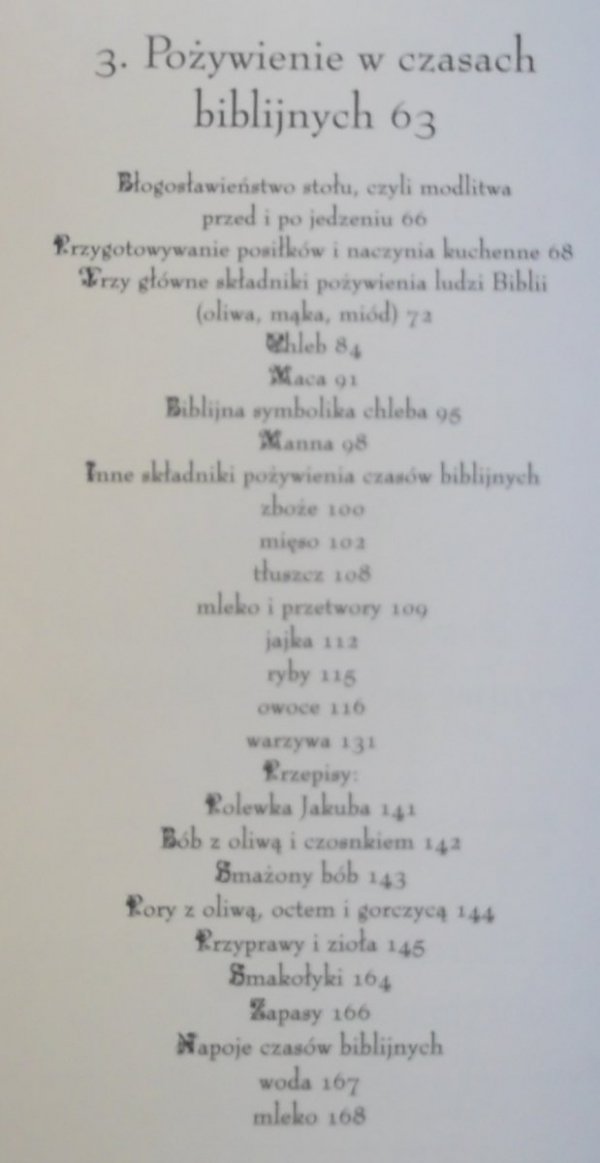 Barbara Szczepanowicz Kuchnia biblijna