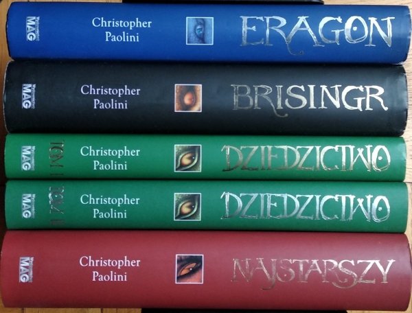 Christopher Paolini • Eragon. Brisinger. Najstarszy. Dziedzictwo [komplet]