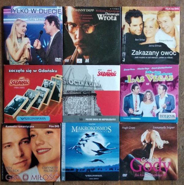50 filmów • zestaw 1 • DVD, VCD
