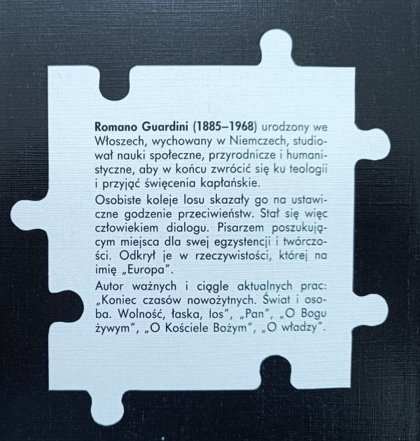 Romano Guardini Bóg daleki, Bóg bliski