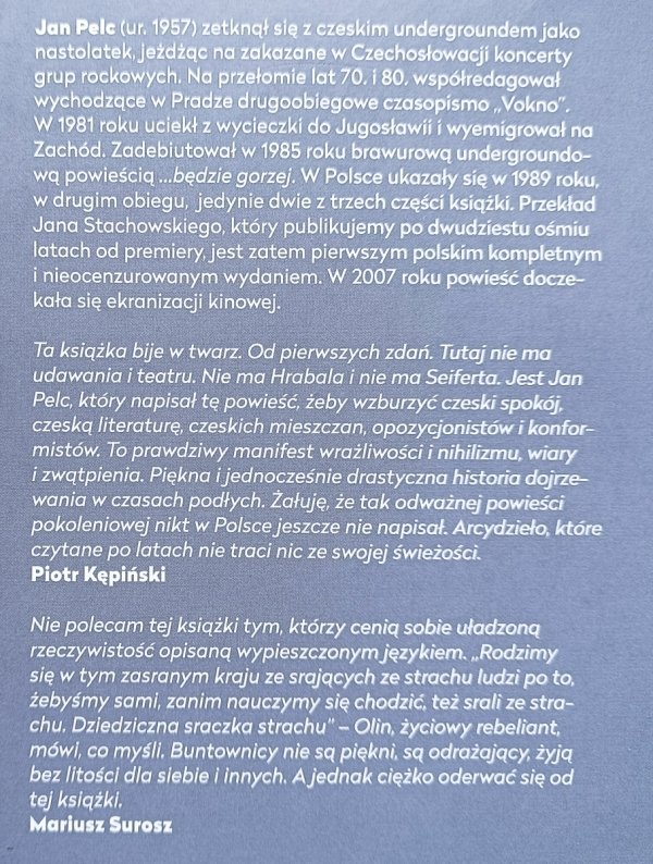 Jan Pelc będzie gorzej