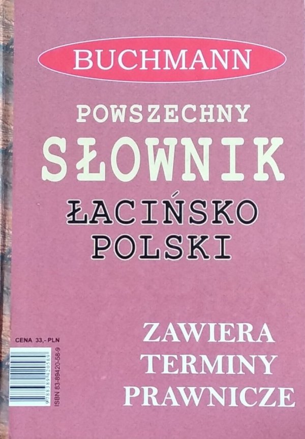 Paweł Janowski • Powszechny słownik łacińsko-polski