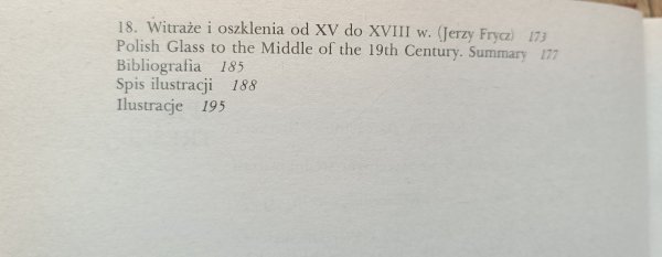 Polskie szkło do połowy XIX wieku