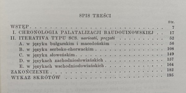 Z problemów tak zwanej trzeciej palatalizacji tylnojęzykowych w językach słowiańskich