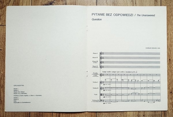 Charles Edward Ives Pytanie bez odpowiedzi
