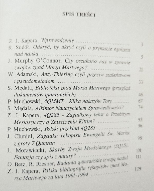 Rękopisy znad Morza Martwego. Qumrańskie kontrowersje z lat 1991-1994