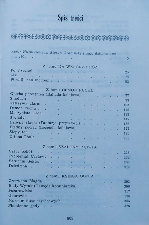 Stefan Grabiński Nowele