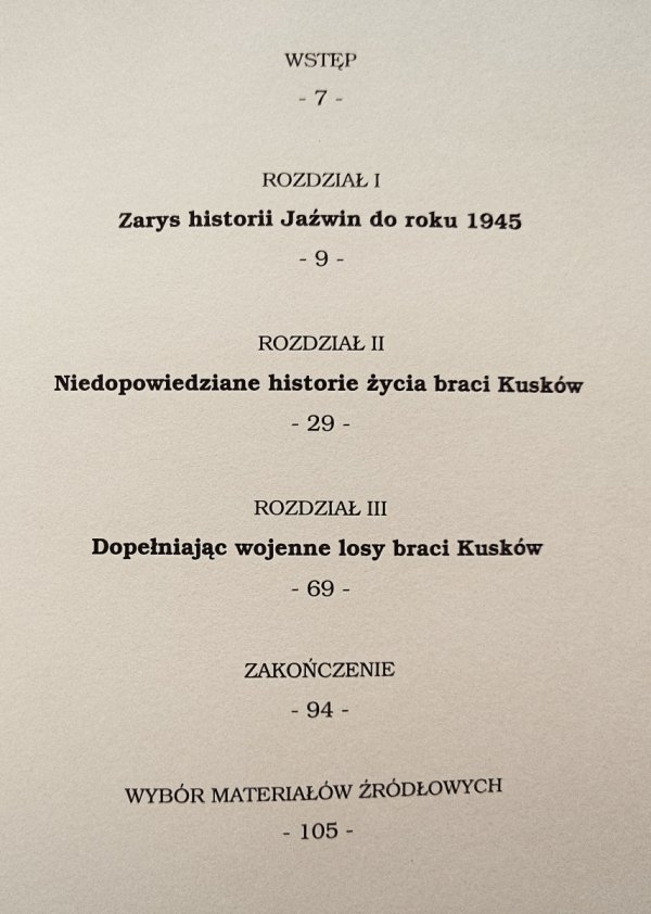 Bohaterowie nie umierają. Wojenne losy braci Kusków