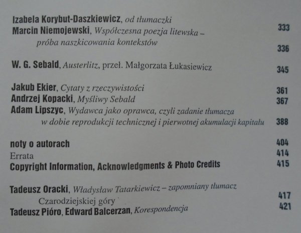 Literatura na świecie 7-8-9/2002 • [literatura i poezja litewska, W.G.Sebald]