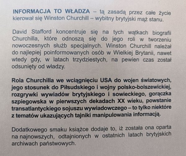 David Stafford Churchill i tajne służby