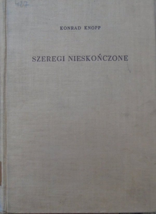 Konrad Knopp • Szeregi nieskończone