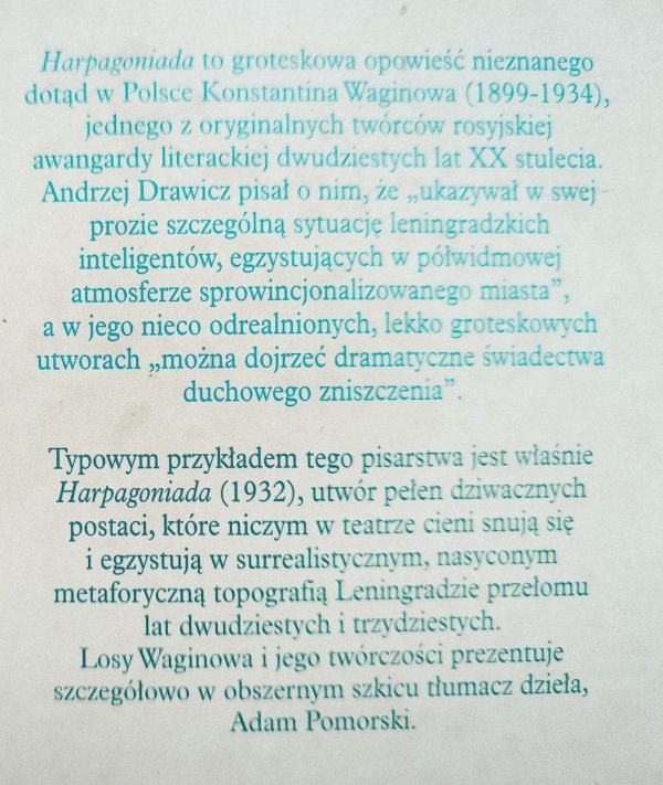 Konstantin Waginow Harpagoniada