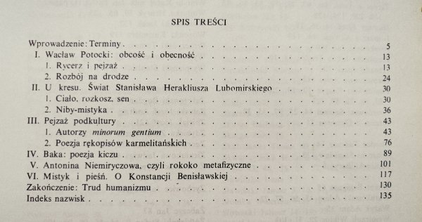 Antoni Czyż Ja i Bóg. Poezja metafizyczna późnego baroku