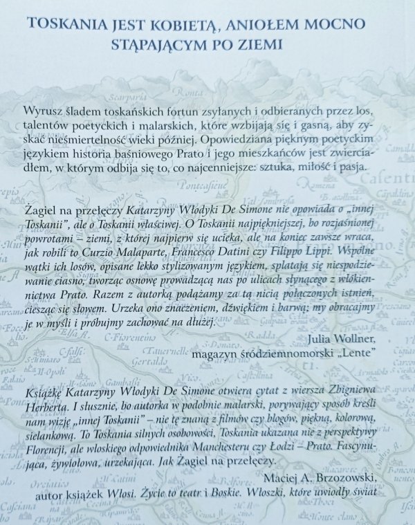 Katarzyna Włodyka De Simone Żagiel na przełęczy. Opowieść o innej Toskanii
