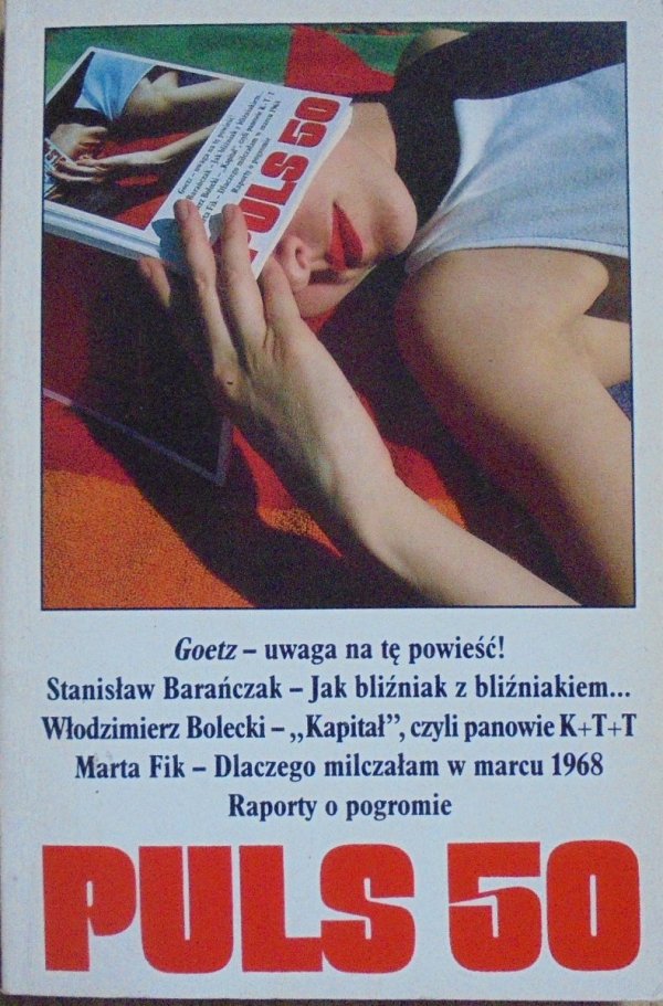 Puls 50 numer 3/1991 • Stanisław Barańczak, Auden, Bishop, Osiecka