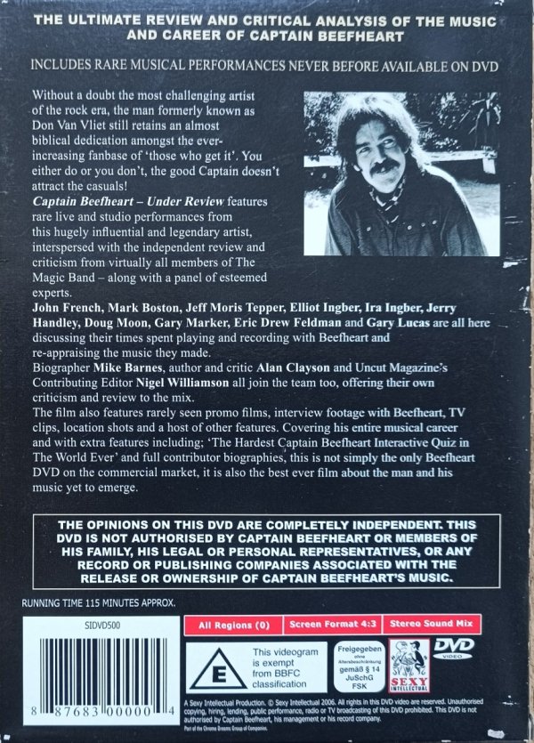 Captain Beefheart: Under Review DVD