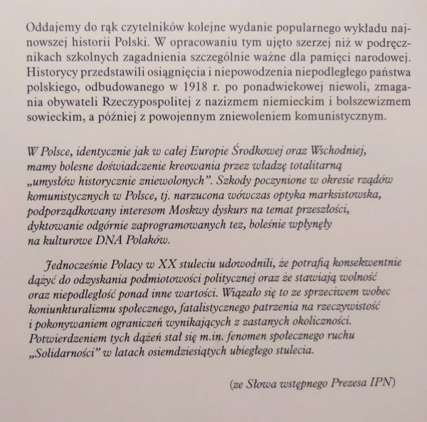 Od niepodległości do niepodległości. Historia Polski 1918-1989