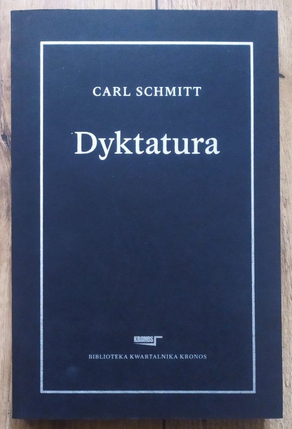 Carl Schmitt Dyktatura