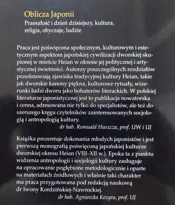 red. Iwona Kordzińska-Nawrocka W kręgu tradycji dworu Heian