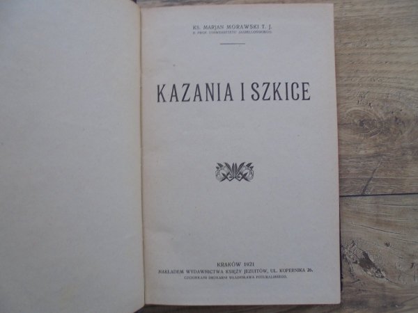 Ks. Marian Morawski • Kazania i szkice
