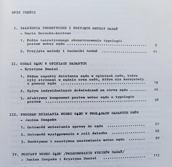 Typologia postaw wobec sądu (w świetle badań empirycznych)