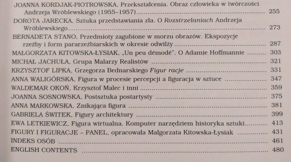 Figury i figuracje. Materiały LIV ogólnopolskiej sesji naukowej Stowarzyszenia Historyków Sztuki