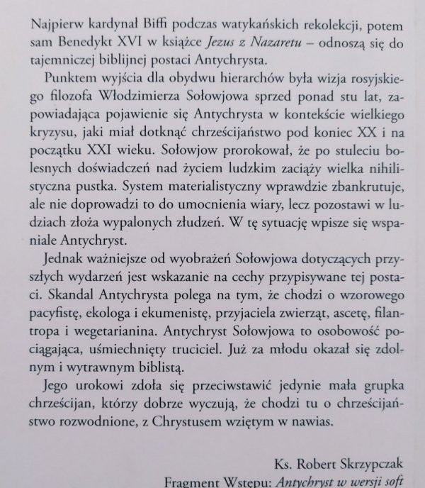 Włodzimierz Sołowjow Krótka opowieść o Antychryście
