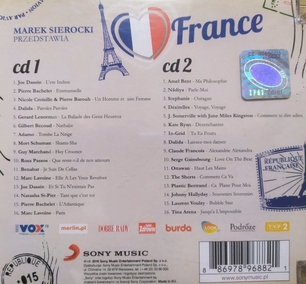 Marek Sierocki przedstawia. I Love France 2CD