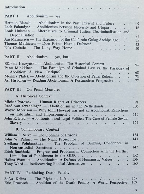 Abolitionism in History: on Another Way of Thinking