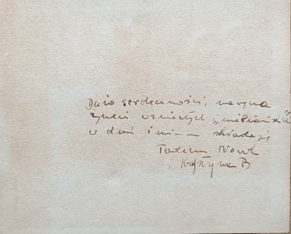 Pablo Neruda Pieśń powszechna [dedykacja Tadeusza Nowaka]