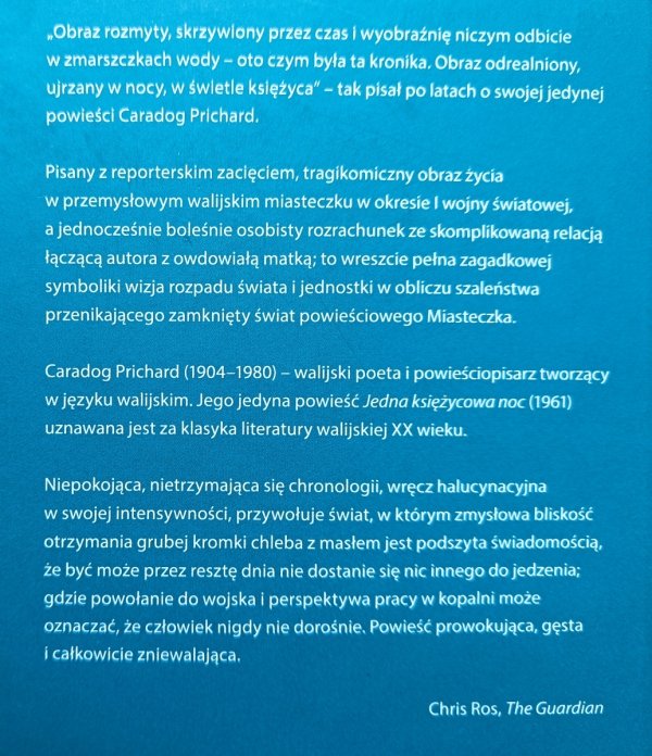 Caradog Prichard Jedna księżycowa noc