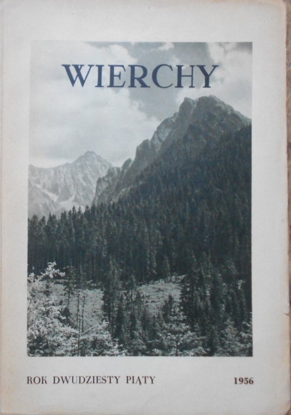 Wierchy • Rocznik dwudziesty piąty 1956