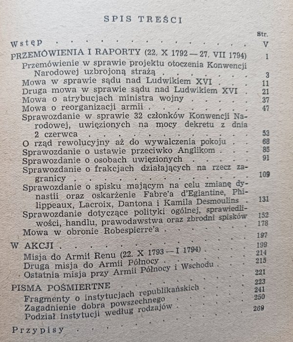 Saint-Just Wybór pism