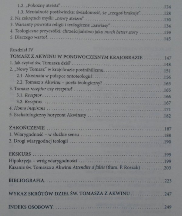 ks. Piotr Roszak • Wiarygodność i tożsamość. 'Teologia wiary' św. Tomasza z Akwinu i współczesność