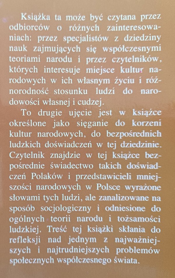 Antonina Kłoskowska Kultury narodowe u korzeni