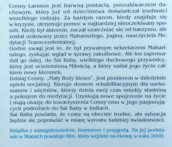 Conny Larsson • Mały Boży klown [dedykacja autorska]