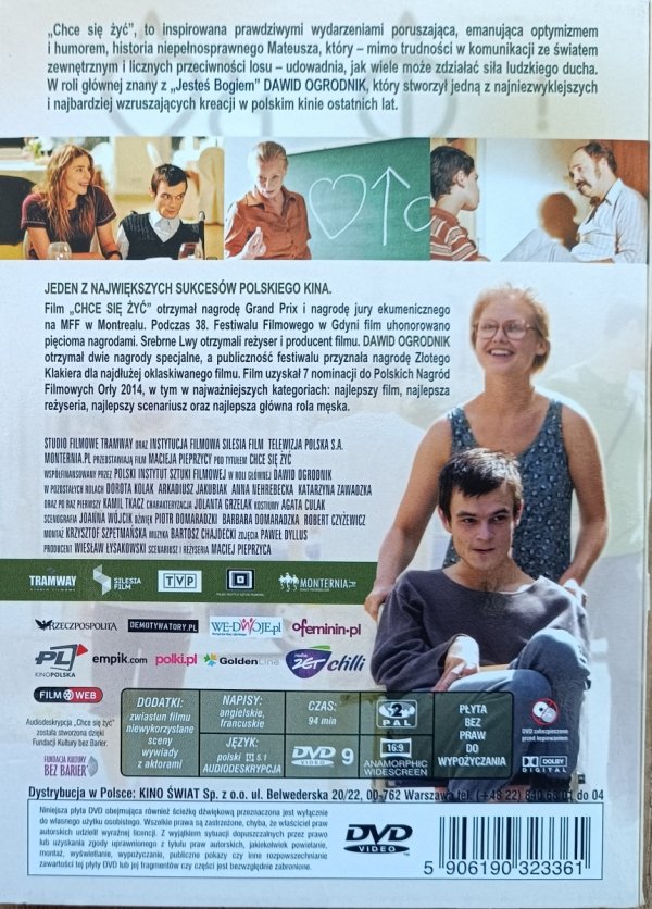 Maciej Pieprzyca Chce się żyć DVD