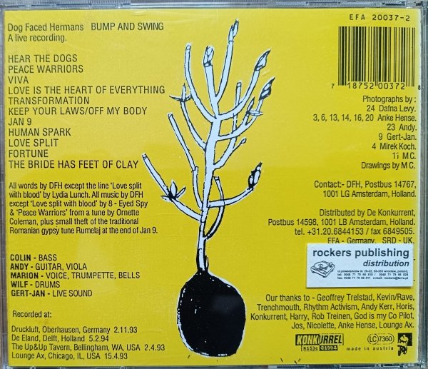 Dog Faced Hermans Bump &amp; Swing CD