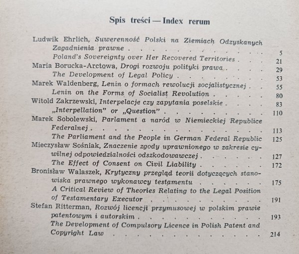 red. Stefan Ritterman Prace prawnicze zeszyt 6
