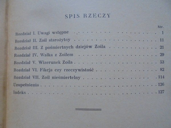 Tadeusz Mikulski Ród Zoilów. Rzecz z dziejów staropolskiej krytyki literackiej [1933]