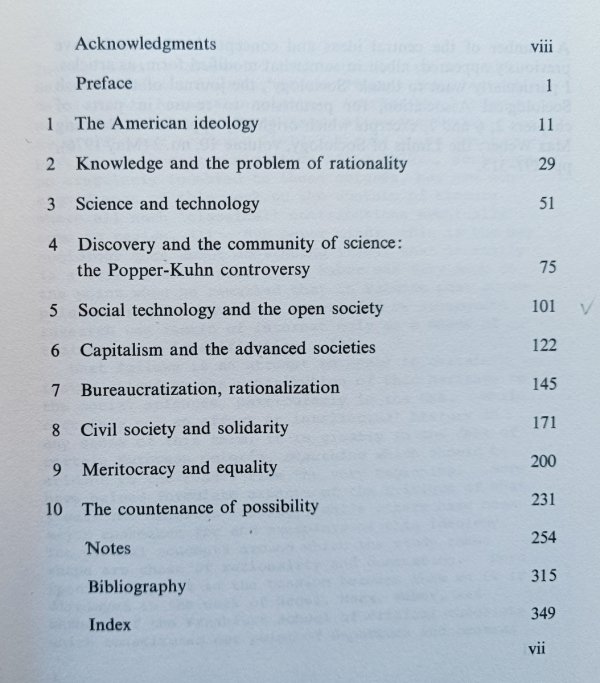 The American Ideology. Science, Technology and Organization as Modes of Rationality in Advanced Industrial Societies