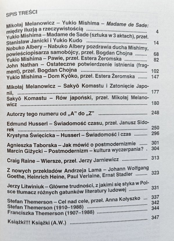 Literatura na świecie 3/1989 (212)