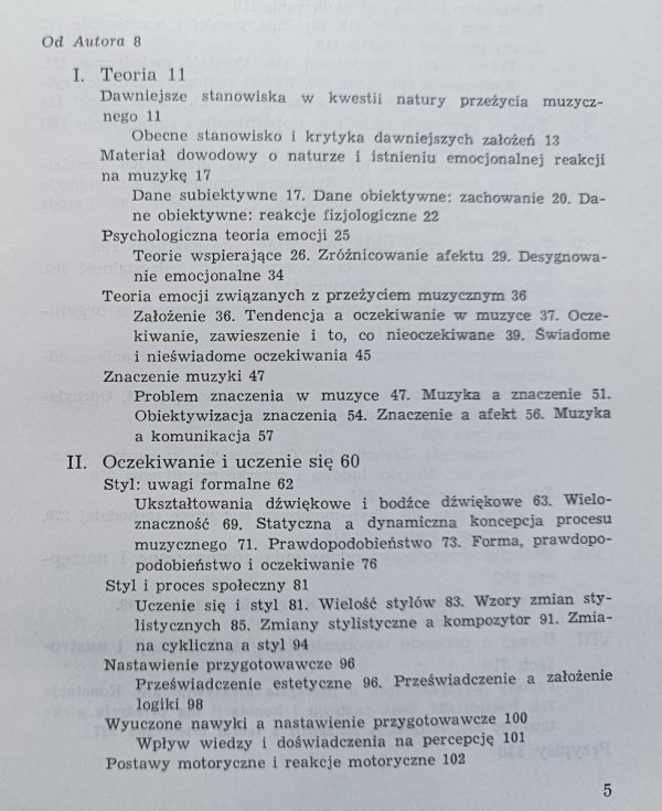 Leonard B. Meyer Emocja i znaczenie w muzyce