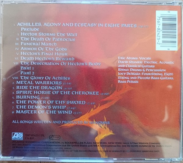 Manowar The Triumph of Steel CD